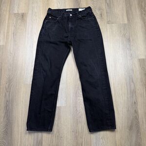 Our Legacy Jeans Mens 33 Black Second Cut Selvedge Denim Straight Leg High Rise